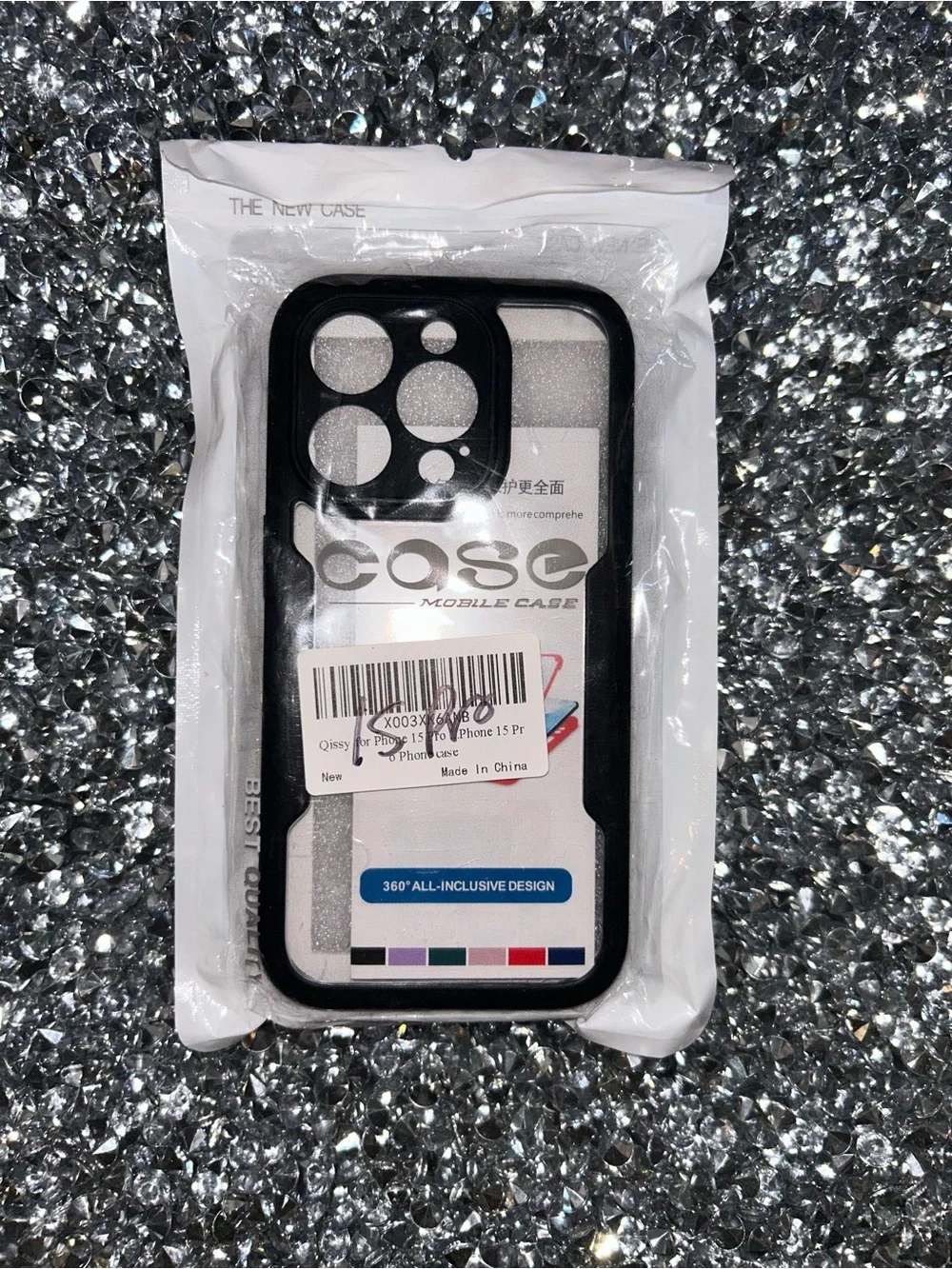 Black Transparent Bumper Phone Case - Compatible Mobile Protection